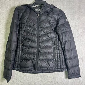 Michael Kors Hooded Packable Down Fill Puffer Jacket Women’s Small Petite
